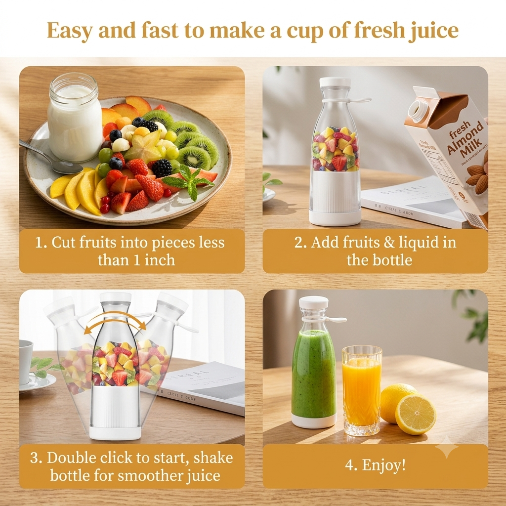 ShakeOnTheGo™ – The Blender That Beats the Clock, No Matter the Stop