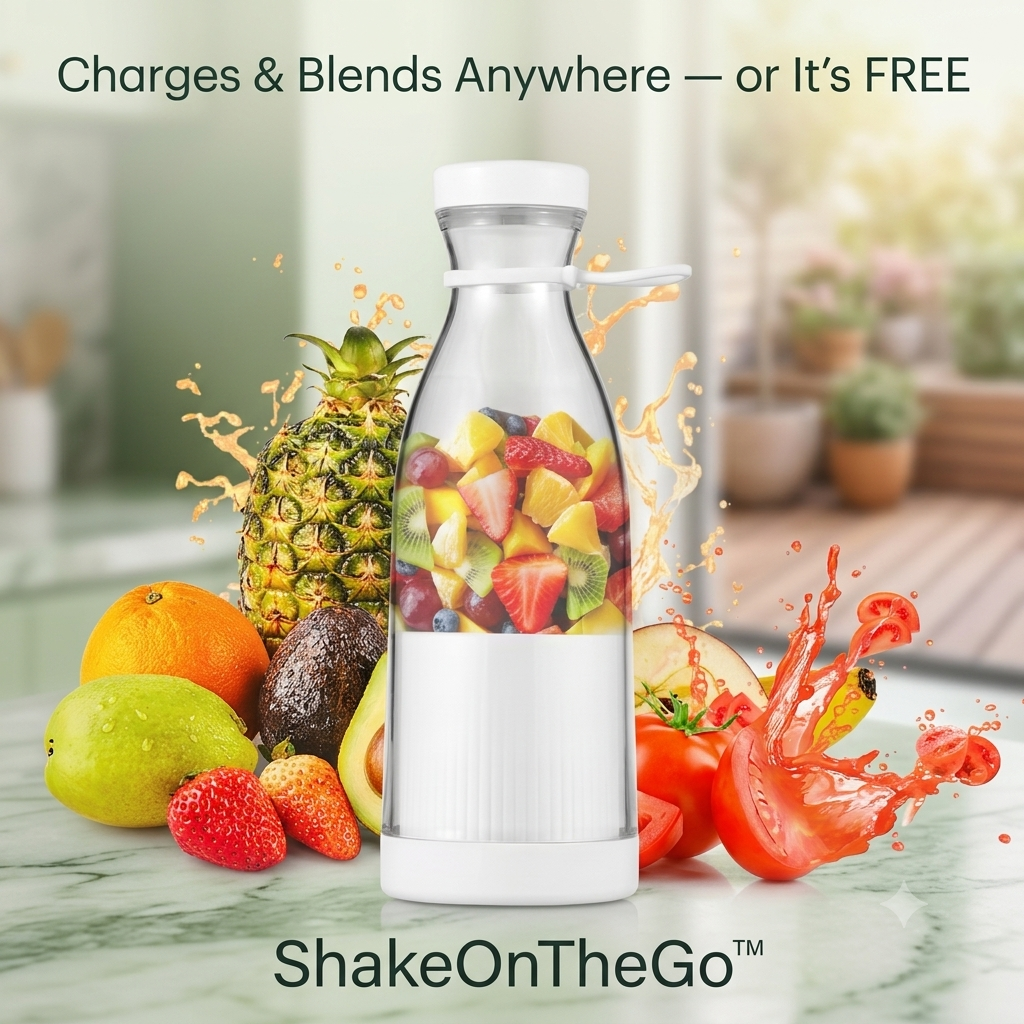 ShakeOnTheGo™ – The Blender That Beats the Clock, No Matter the Stop